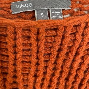 Vince | Burnt Orange | Knit Sweater | Sz. Small
